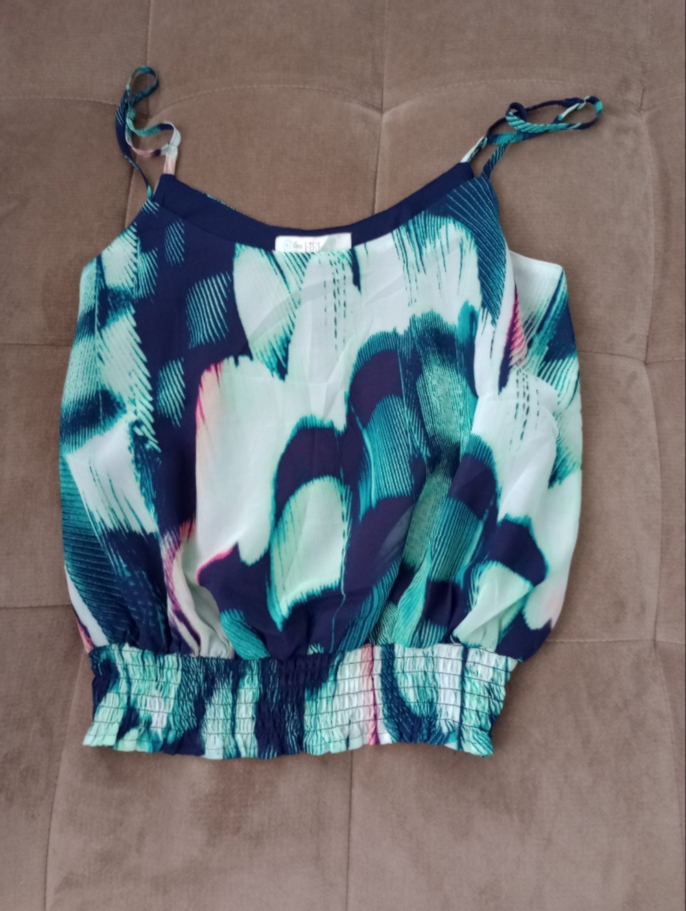 Adult NWT - Blue/Green Top
